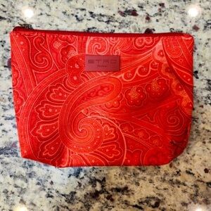 ETRO Paisley Pouch in Orange and Red Colorway